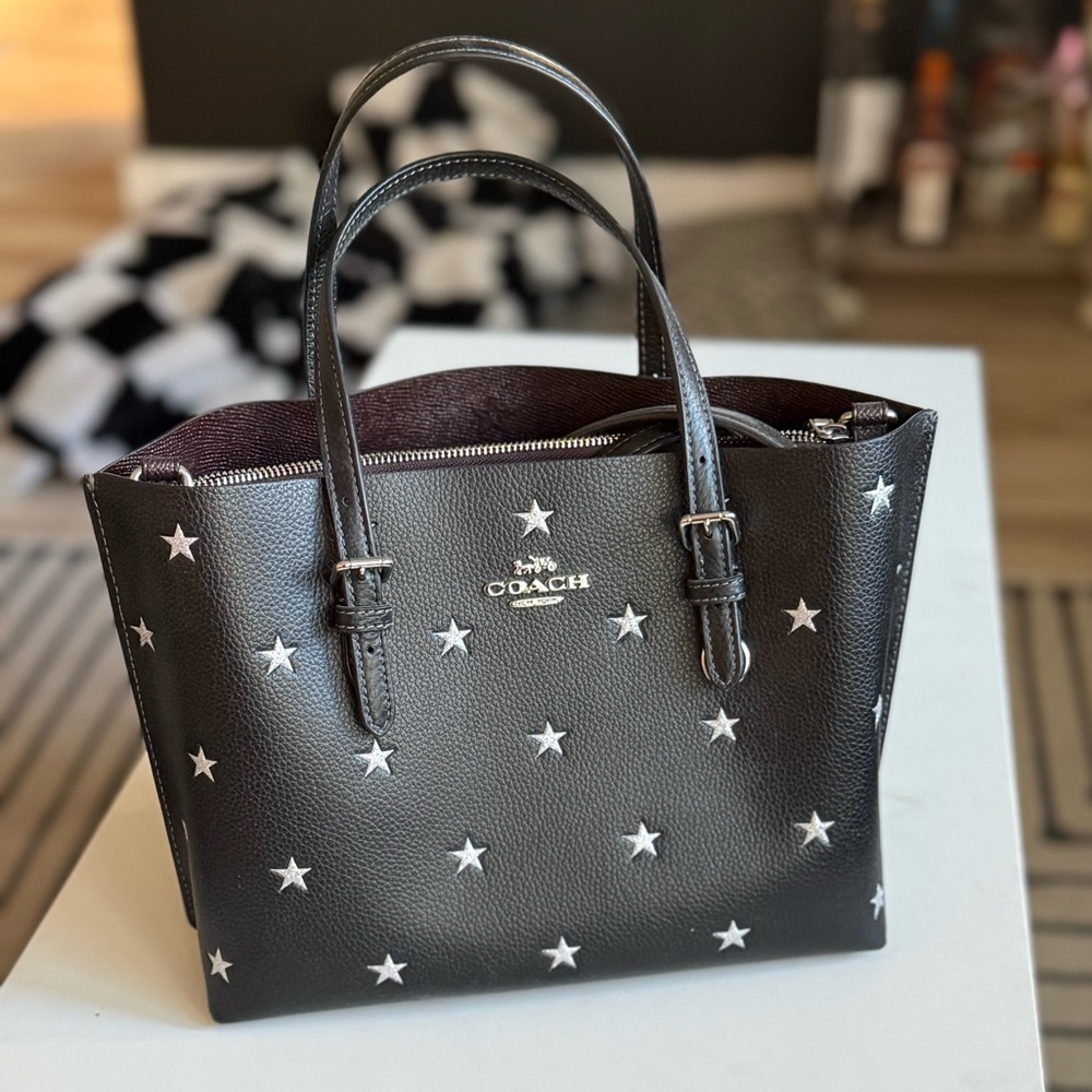 Coach Mollie tote bag 25 Star-Patterned Women's Bag